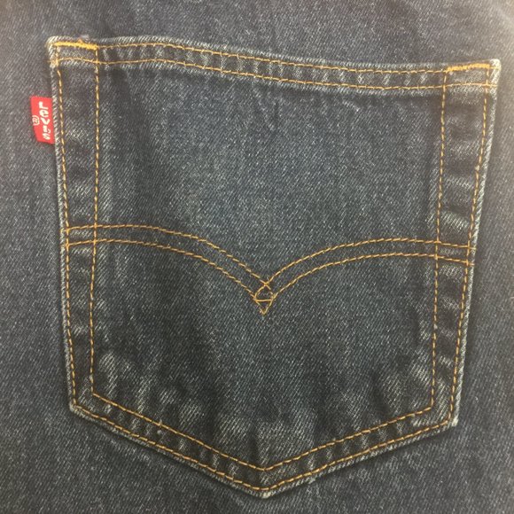 Levi's 505 Blue Jeans (34 X 26* ) - Picture 3 of 8